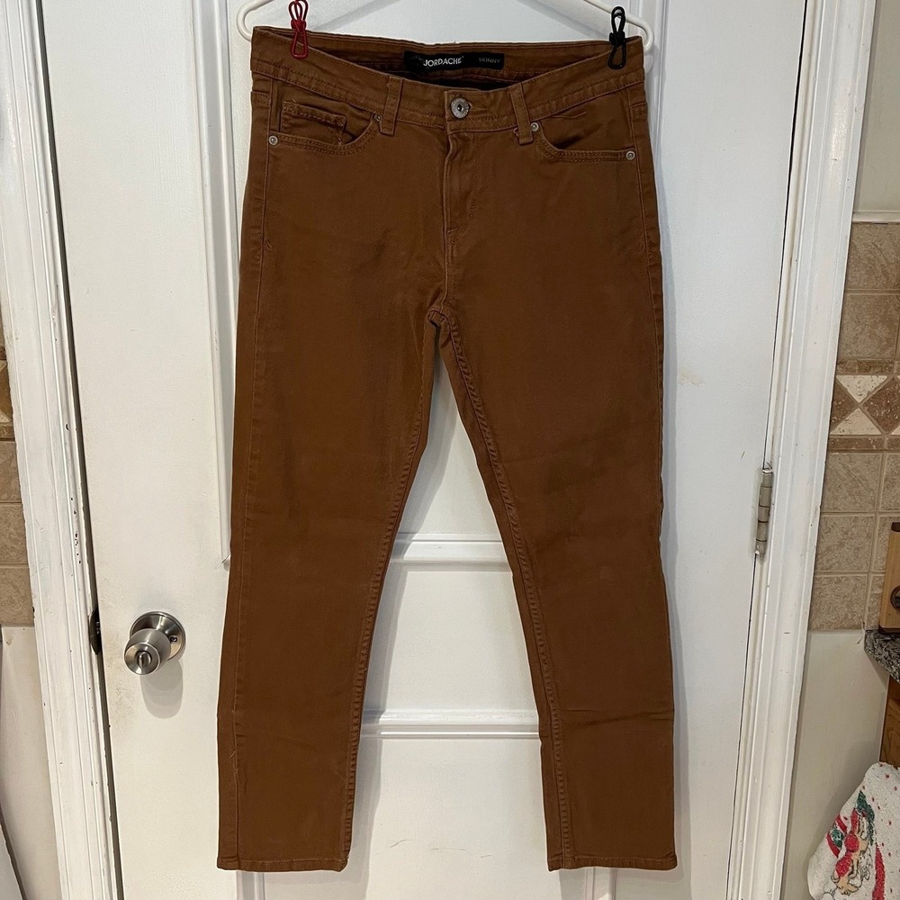 Brown Jordache Skinny Jeans women's size 10 (2526)